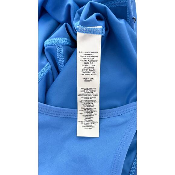 Max Studio Performance Womens Solid Athletic Gym Dress Size Medium Blue NWT - Picture 9 of 10